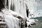 Icicles on Rocks digital painting