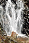 Waterfall & Rock Close Up digital painting