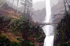 Multnomah Falls & Fog digital painting