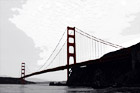 Golden Gate Bridge in Color digital painting