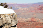 Grand Canyon & Snow at the South Rim digital painting