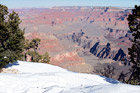 Snow Along South Rim & Canyon View digital painting
