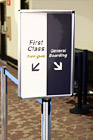 Airline Boarding Sign digital painting