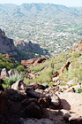 Rocks & Trail on Camelback Mountain digital painting