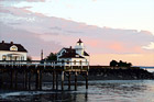 Mukilteo  Lighthouse at Sunset digital painting