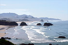 Pacific Ocean at Cannon Beach digital painting