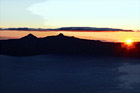 Crater Lake Sunset digital painting
