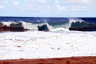 Crashing Waves in Kauai digital painting