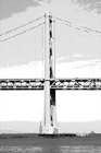 Bay Bridge, San Francisco digital painting