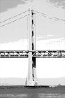 Bay Bridge, San Francisco digital painting