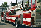 Beverly Hills Fire Truck digital painting
