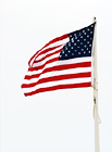 U.S. American Flag & Clouds digital painting