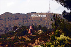 Hollywood Sign in Los Angeles digital painting