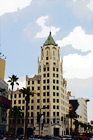 Hollywood First National Building digital painting