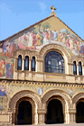 Close Up Stanford Memorial Church digital painting