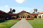 Stanford Univeristy Memorial Court digital painting