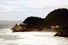 Heceta Head Lighthouse, Oregon Coast digital painting