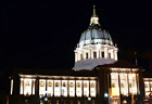 San Francisco City Hall Building at Night digital painting