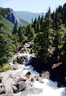 Lower Cascade Falls, Yosemite digital painting