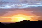 Sunset Over Hill at San Francisco digital painting