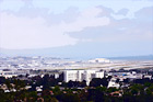 San Francisco Airport from Hill digital painting