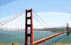 Golden Gate Bridge digital painting