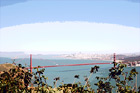 Golden Gate Bridge from Hawk Hill digital painting