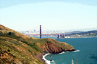 Golden Gate Bridge from Along Coast digital painting