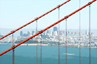 San Francisco & Golden Gate Bridge digital painting
