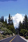Road in Yosemite National Park digital painting