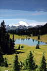 Mount Rainier at Tipsoo Lake digital painting