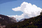 Yosemite & Half Dome in Distance digital painting