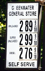 High Gas Prices Sign digital painting