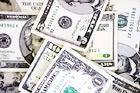 Money Bills Close Up digital painting