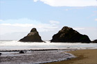 Scenic Oregon Coast Sea Stacks & Ocean digital painting