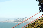 San Francisco View looking over Golden Gate Bridge digital painting