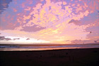 Seaside Oregon Beach Sunset digital painting
