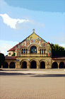 Stanford Memorial Church digital painting