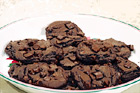 Chocolate Cookies Close Up digital painting