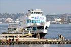 Boat in Seattle's Lake Union digital painting