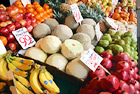 Close up of Fruit at Pike Place digital painting