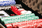 Poker Chips and Dice in Case digital painting