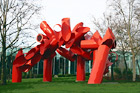 Olympic Iliad Sculpture at Seattle Center digital painting