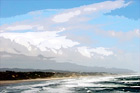 Ocean & Coast Near Newport digital painting