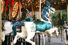 Horse Carousel digital painting