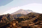 Devastation & Mount St. Helens digital painting