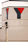 YMCA Side of Building digital painting