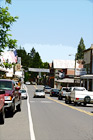 Downtown Yosemite Street digital painting