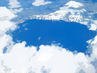 Aerial View of Crater Lake, Oregon digital painting