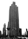 Black & White San Francisco Building digital painting